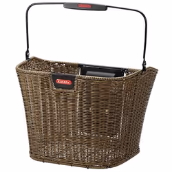 KLICKfix Structura, Devant, Panier de vélo, Plastique, Marron, 16 L, 5 kg