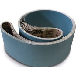 Bande abrasive ZK713X l. 2000 mm l. 50 mm granul. 60 p. acier / inox / métaux non ferreux corindon zirconien