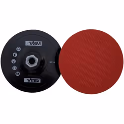 Sauvegarde tampon pour les disques en fibre velcro • Fait de caoutchouc souple • Pour tous les disques de ponçage sur toutes  ...
