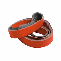 Bande abrasive, de 75 x 2000 mm, XK870, Grain : 80 - Grain céramique - Support en tissu polyester - Agressif avec une puissan ...