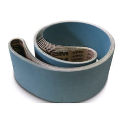 Bande abrasive ZK713X l. 1000 mm l. 100 mm granulation 40 pour acier/INOX/métaux non ferreux corindon zirconien