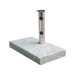 Pied de parasol - Siena Garden - Granit - 25 kg - 25 x 48 mm - Acier inoxydable