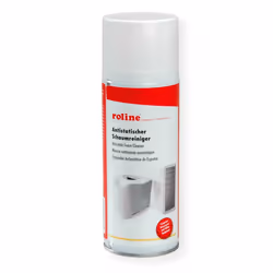 ROLINE Mousse de nettoyage antistatique, 400ml, Gel de nettoyage d'équipement électronique, Universel, 400 ml, Multicolore, 4 ...