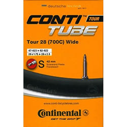 Continental 0182161 chambre à air de bicyclette Valve Presta 28" 47 - 62 mm