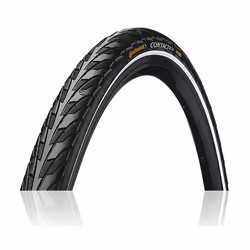 Continental Contact, 28", Ville/randonnée, Route, Pneu tubeless, Folding bead, Noir, 180 TPI