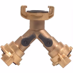 Caractéristiques 2x robinet d'arrêt Taille nominale mm : 13 mm Taille nominale en pouces : 1/2″(bevo MEGA Raccord rapide en Y ...
