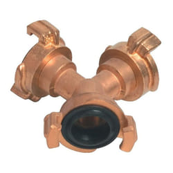 Pièce en y de raccord rapide laiton taille du tuyau 9,5-38 mm