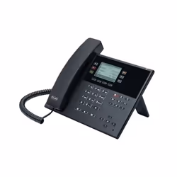 Auerswald COMfortel D-110, Téléphone IP, Noir, Combiné filaire, Plastique, Mur, 3 lignes