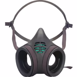 Demi-masque réutilisable série>> 8000 < Corps de masque fait de matériau TPE doux et respectueux de la peau Composants réduit ...