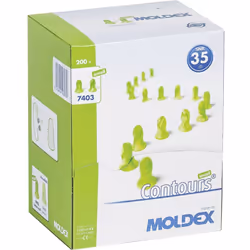 Description générale Les bouchons d'oreilles Moldex 740301 offrent une protection auditive optimale grâce à leur design anato ...