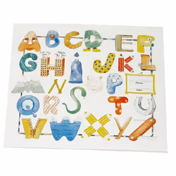 Daiber ABC, Papier, Multicolore, 13 x 18 cm