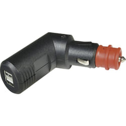 Procar - Connecteurs de rechargement usb x2, coudés Charge de courant max=5 a Convient pour (détails) usb-a Adaptateur 12
