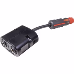 Informations techniques Charge de courant max : 16 A Connecteur A (connecteur voiture) : allume-cigare mâle Dimensions produi ...