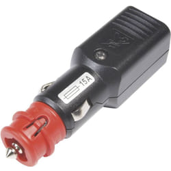 Procar - Connecteur universel Ng 15A avec décharge de traction guidée, avec fusible Charge de courant max=15 a 12 v, 24 v