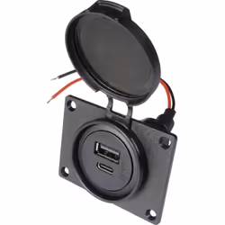 Informations techniques Charge de courant max : 3.6 A Connecteur A (connecteur voiture) : câble extrémités ouvertes Connecteu ...
