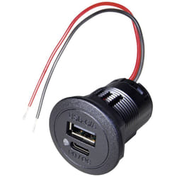 Procar - Prise double Power usb-c/a pd/qc 12 v, 24 v