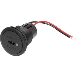 Procar - Power usb-c prise encastrée pd/qc avec led max. 30 watts Charge de courant max=3 a 12 ou 24 v/dc
