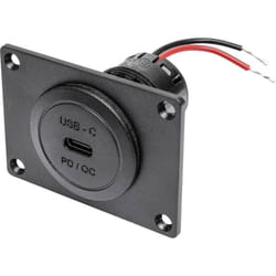 Procar - Prise encastrée Power usb-c pd/qc 60 w + pl. de montage Sans led 12 v, 24 v