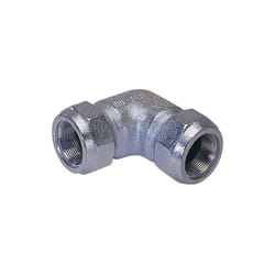 Gebo - Accoup de serrage en fonte malleable fem/fem, Gaz pn 4, eau pn 16, Type wo 1 1/2' Coude ',