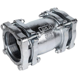 GEBO Raccord à compression Manchon union fonte malléable galvanisée 2"1/2