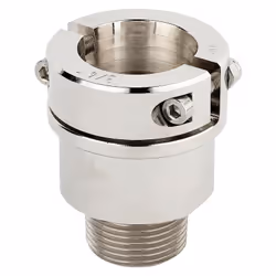 MiniGebo DN 25 (1"), AG série 304, laiton nickelé • Adaptateur à compression compact • Convient aux tubes d'acier selon les n ...