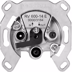 TechniSat 0000/3184, SAT + TV + Radio, Argent, 70 mm, 25 mm, 70 mm, 100 g