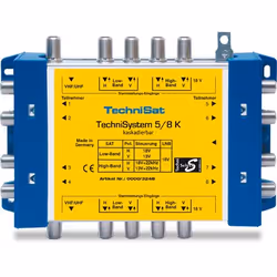TechniSat TechniSystem 5/8 K, Gris, Jaune, 171 mm, 33 mm, 101,3 mm, 400 g, 176 mm