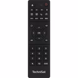TechniSat 0000/3860, Appareil radio émetteur-récepteur, IR Wireless, Appuyez sur les boutons, Noir