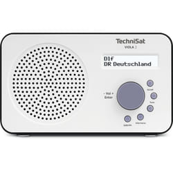 TechniSat 0000/3906 Radio portable Numérique Noir, Blanc