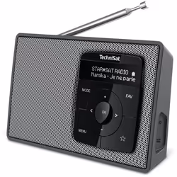 TechniSat DigitRadio 2 Portable Numérique Noir, Argent
