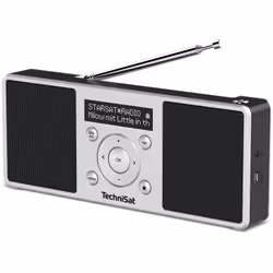 TechniSat DIGITRADIO 1 S Portable Analogique et numérique Noir, Argent