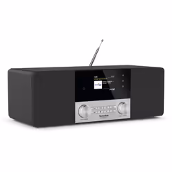 TechniSat DigitRadio 4 C Personnel Numérique Noir, Argent
