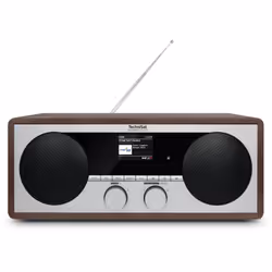 TechniSat DIGITRADIO 451 CD IR Personnel Analogique et numérique Noir, Argent, Bois