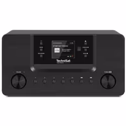 TechniSat DigitRadio 570 CD IR, Analogique et numérique, DAB+, FM, Lecteur, CD, Noir, Boutons, Rotatif