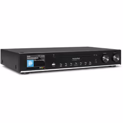 TechniSat DigitRadio 143, Internet, Numérique, DAB+, FM, 87,5 - 108 MHz, 174 - 240 MHz, PLL