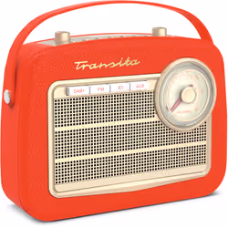 TechniSat Transita 130 Portable Analogique et numérique Rouge