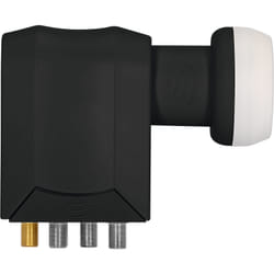 TechniSat Universal-SCR 4+4LNB convertisseur abaisseur de fréquence Low Noise Block (LNB) Noir