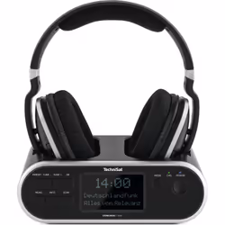 TechniSat StereoMan 2 DAB+, Avec fil &amp;sans fil, 30 - 20000 Hz, Musique, 552 g, Casque, Noir