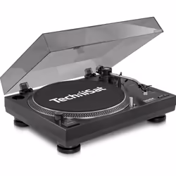 TechniSat TechniPlayer LP 300 Tourne-disque à entraînement direct Noir, Argent