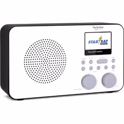 TechniSat VIOLA 2 C IR Internet Analogique et numérique Noir, Blanc