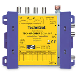 TechniSat TECHNIROUTER 5/2x4 G-R 1x terrestre+ 4 x Sat-IF