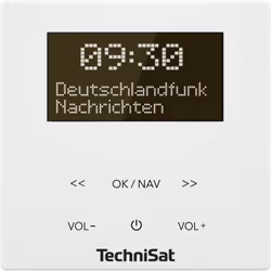 TechniSat DIGITRADIO UP 55 Mural Analogique et numérique Blanc - Vue supplémentaire 4