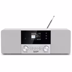 TechniSat DigitRadio 4 C, Analogique et numérique, DAB+, FM, 87,5 - 108 MHz, 174 - 240 MHz, 20 W, LCD