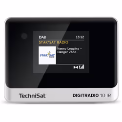 TechniSat DIGITRADIO 10 IR Internet Numérique Noir, Argent