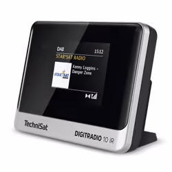 TechniSat DIGITRADIO 10 IR Internet Numérique Noir, Argent