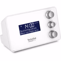TechniSat DIGITRADIO 50 SE Personnel Numérique Blanc