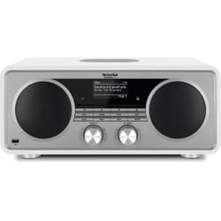 TechniSat Digitradio 602 Internet Analogique et numérique Argent, Blanc