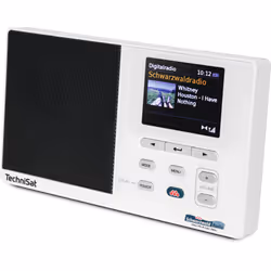 TechniSat DIGITRADIO 215 Analogique et numérique Noir, Blanc