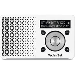 TechniSat DigitRadio 1 Portable Numérique Argent, Blanc