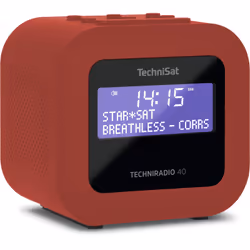 TechniSat TECHNIRADIO 40 Personnel Numérique Rouge